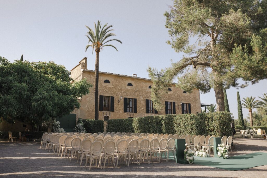 Sa Torre de Porreres wedding venue in Mallorca with Mediterranean architecture