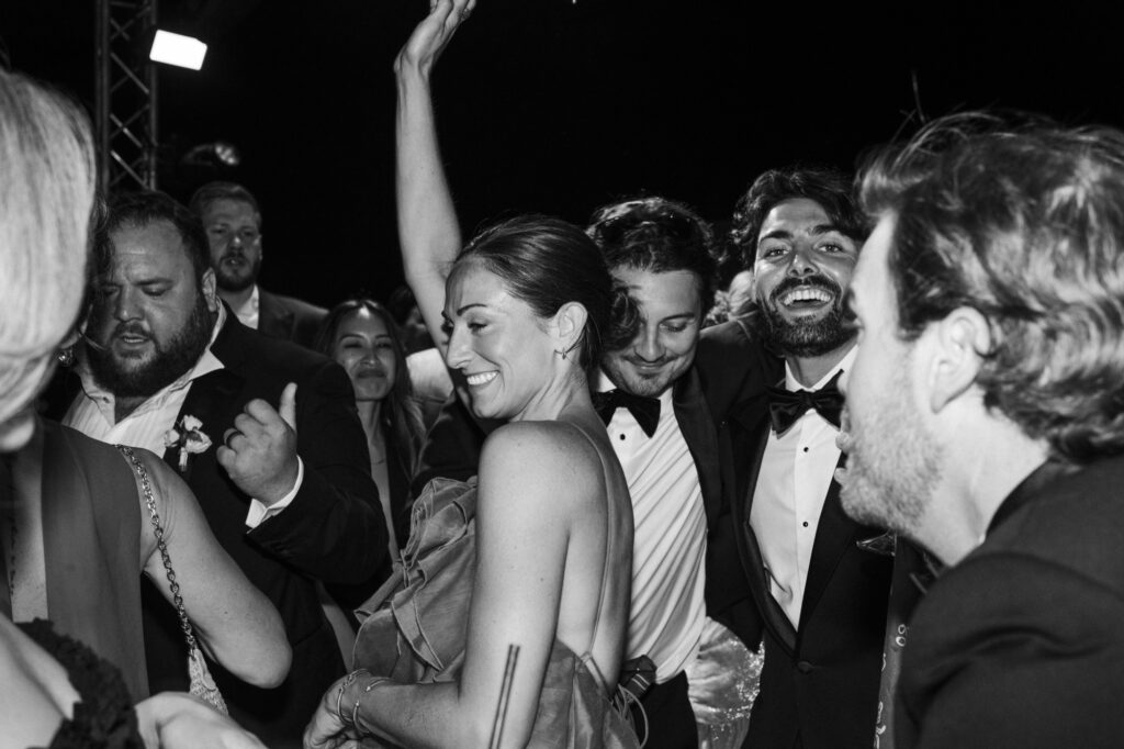 Fun and candid wedding party at Sa Torre de Porreres, Mallorca