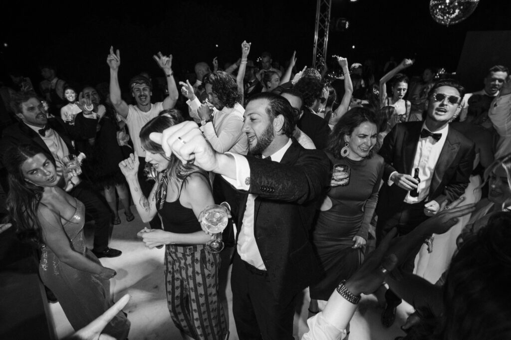 Fun and candid wedding party at Sa Torre de Porreres, Mallorca